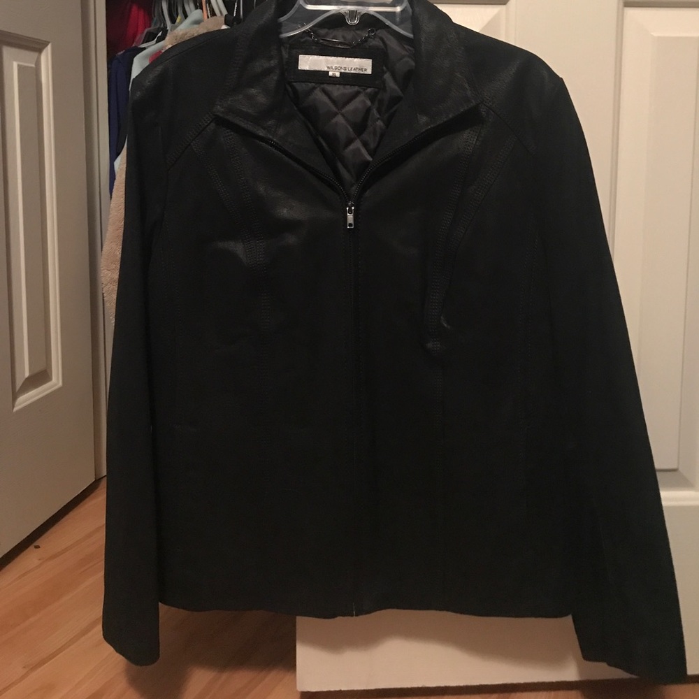 Leather jacket